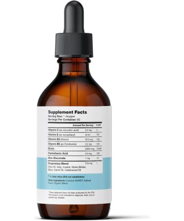 Biotin Liquid with Hair Vitamins for Hair, Skin, Nails, and Immunity Support - Buy Online on GoSupps.com