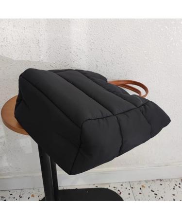 Buy SOBW Down Shoulder Bag - Large Capacity Adjustable Strap Women s Workbag Stylish Quilted Backpack for Shopping & Daily Use (Black) - Buy Online on GoSupps.com