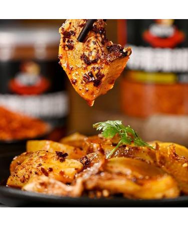 Chili powder (200g/7.05oz/can) Spicy sea pepper powder Sichuan special oil spicy red oil spicy pepper powder seasoning chili sauce (Extra hot 2can) Extra hot 2can - Buy Online on GoSupps.com