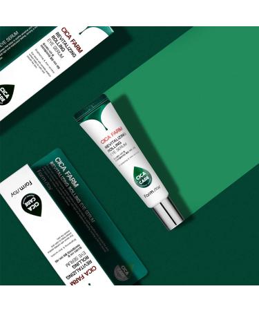 FARMSTAY Cica Farm Revitalizing Rolling Eye Serum - Soothing Brightening & Wrinkle Improvement - 0.84 Fl. Oz / 25ml | International Shipping Available - Buy Online on GoSupps.com