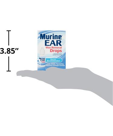 Murine Ear Wax Removal Drops - 0.5 oz Refill | Gentle Ear Cleaning Solution - Buy Online on GoSupps.com