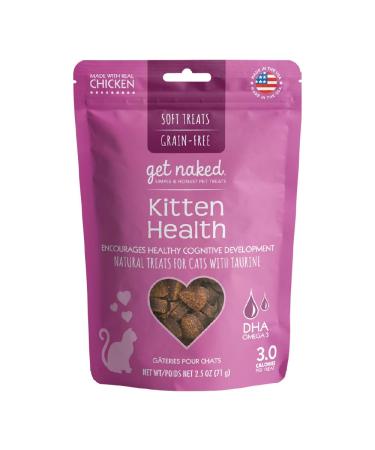 Get Naked 1 Pouch Kitten Health Soft Treats, 2.5 oz 2.5 Ounce (Pack of 1)