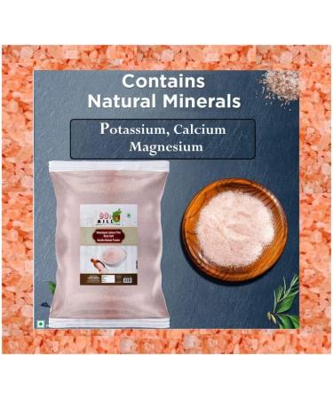 90's MILL Pink Rock Salt Loon Powder | Sabut Gulabi Lahori Sendha Namak Powder | Himalayan Pink Salt Powder with 84 Minerals For Cooking |100% Natural For Detox-100GM*2Pack - Buy Online on GoSupps.com