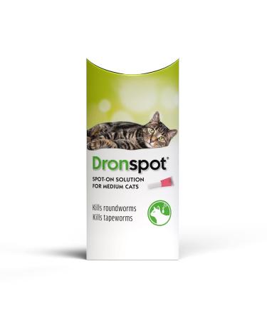 Dronspot Medium Cat Spot-on Worming Solution 1 Pipette - Buy Online on GoSupps.com