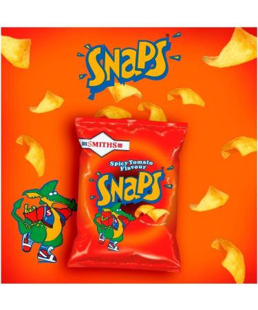 Smiths Snaps Spicy Tomato Snacks Crisps Bag 21g Case Of 30 - Buy Online on GoSupps.com