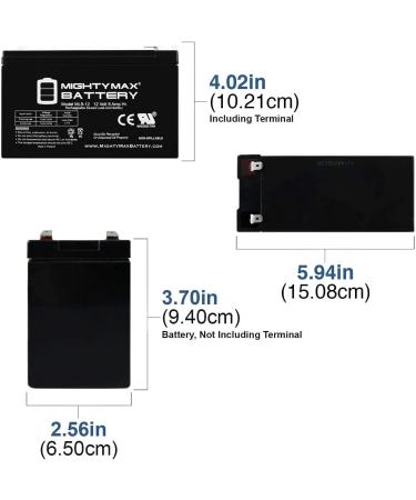 12V 9AH Compatible Battery for RBC2 APC - Rechargeable PC9-12 | Global Shipping Available - Buy Online on GoSupps.com
