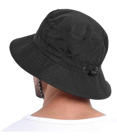 FEICUI Quick Dry UV Protection Bucket Hat - Black | Men Women Outdoor Boonie Hat - Buy Online on GoSupps.com