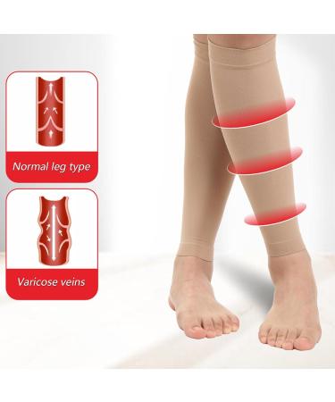 Buy Mdrcg Calf Medical Compression Stockings for Women & Men - Thrombosis Support & Calf Bandage Footless Compression SA - Ships Internationally - Buy Online on GoSupps.com