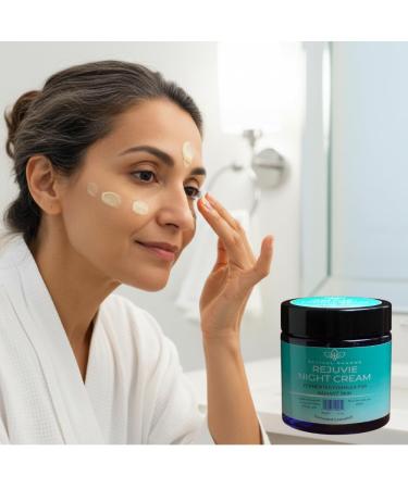 Revival Pharms Rejuvie Night Cream Fermented Formula for Radiant Skin with Royal Jelly and Collagen Natural Probiotic-Rich Moisturizer 30g/1oz - Buy Online on GoSupps.com