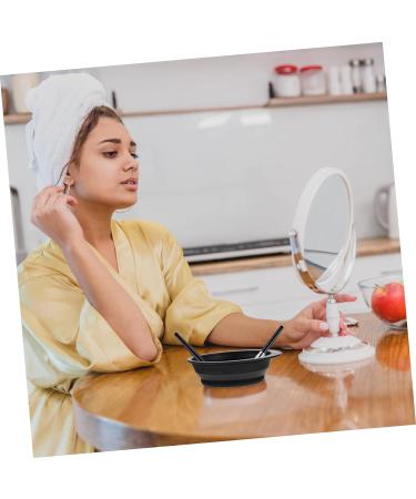 MERRYHAPY Silicone Cosmetic Brush Bowl Silicone Makeup Brush Dish - Buy Online on GoSupps.com