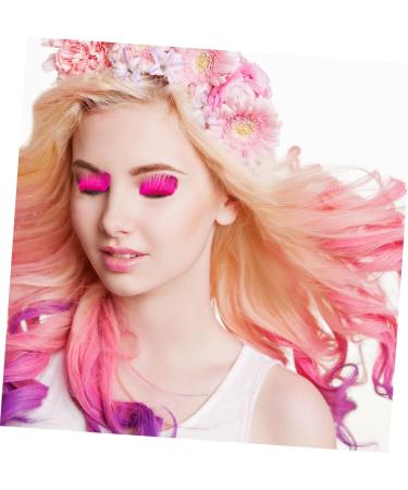 NOLITOY 10 pairs Colorful Halloween Lashes Accessories Fake for Makeup of Long Performance Exaggerated - Buy Online on GoSupps.com