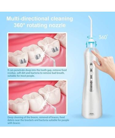 Buy Water Flosser Cordless - Portable Dental Oral Irrigator for Teeth Care | Rechargeable & Waterproof - Perfect for Home & Travel - Buy Online on GoSupps.com