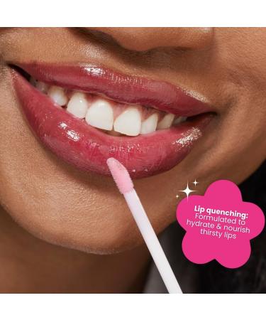 Blossom Lip Gloss Serum Lip Water Balm Hydrating Lipgloss Oil with Jojoba Oil Moisturizer for Dry Cracked Lips Clear Shimmery Gloss for Women & Girls Care & Treatment for Lips 0.4oz Opalescent - Buy Online on GoSupps.com