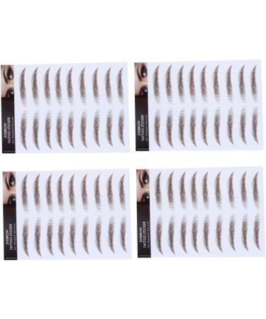 FOMIYES 8 Pcs Eyebrow Stickers Makeup Stickers Hair-like Authentic Eyebrows Eyebrow Tool Shaping 6d Mold - Buy Online on GoSupps.com