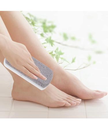 4-Piece Two-Color Pumice Stone Foot Scrubber Set - Foot Care Tool for Peeling & Exfoliating - Buy Online on GoSupps.com