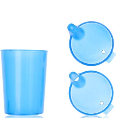 Horn Medical 3 Sack 250ml Beak Cup Set - Adult Drinking Aid with Two Lids (Large & Small) - Color Selectable (Blue) - Buy Online on GoSupps.com