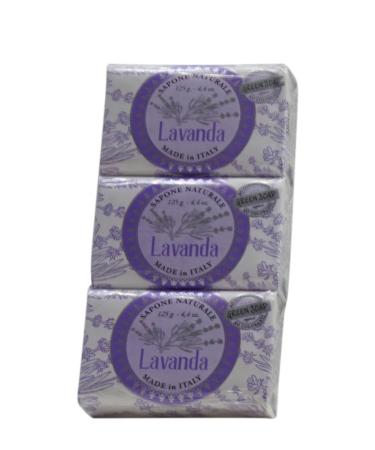 Lavanda Set of 3 Pure Natural Lavender Soaps - 4.4 oz Italian Import - Best Luxury Bath Products Online - Buy Online on GoSupps.com