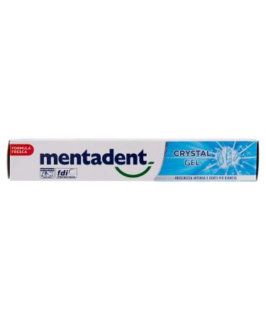 Buy Mentadent White System Crystal Gel 75ml | International Shipping | Whitening Toothpaste for a Brighter Smile - Buy Online on GoSupps.com