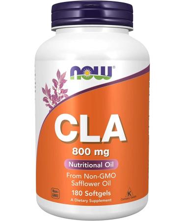 NOW CLA 800mg - 180 Softgels | Conjugated Linoleic Acid Supplement - Buy Online on GoSupps.com
