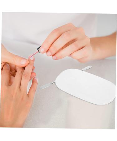 NOLITOY Makeup Palette Set - Stainless Steel Mixing & Nail Art Tool | Pro Cosmetology Kit - 12.6x7.5cm Painting Palette for Flawless Foundation & Makeup Application - Buy Online on GoSupps.com