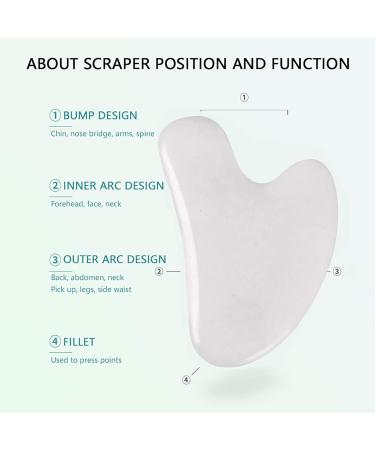 Gua Sha Facial Tools- Beauty Skin Care Face Roller Massager Muscle Relaxing Skin Care Tools for Face Body Eyes Neck Skin Tightening Routine(E) - Buy Online on GoSupps.com