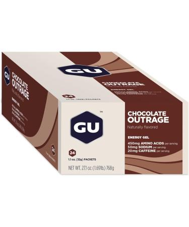 GU Energy Original Sports Nutrition Energy Gel  24-Count  Chocolate Outrage - Buy Online on GoSupps.com