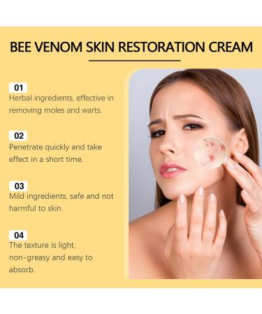 Bee Venom Skin Treatment Cream Moisturizing Firming Wrinkle Removal Anti-Aging Bee Venom Skin Restoration Comprehensive Cream. (1 Pcs) 1Pcs 2.12 Fl Oz (Pack of 1) - Buy Online on GoSupps.com