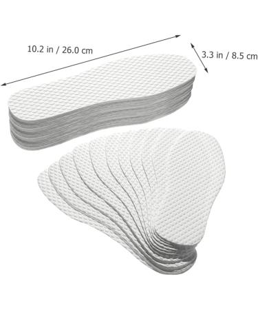 NOLITOY 20 Pairs Thin Insole Shoe Inserts - Odorless Sweat-Absorbing Non-Slip Sports Shoe Pads for Ultimate Comfort - Buy Online on GoSupps.com