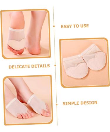 2 Pairs Forefoot Pads - Dance Foot Protector Cushions for Arch Support & Toe Separation - Ballet & Dance Accessories - Buy Online on GoSupps.com