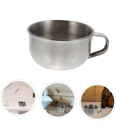 7 Pcs Stainless Steel Shaving Soap Bowl Set for Men - Premium Quality Grooming Essentials - Buy Online on GoSupps.com