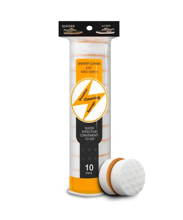 Pansonite Instant Sole and Sneaker Cleaner Premium Dual-Sided Sponge Perfect for Shoe Cleaning White
