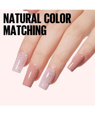 AILLSA Nude Gel Nail Polish 15 ML - Red Nude Color Gel Varnish | Soak Off UV/LED | Autumn & Winter Shade | Salon & Home Use - Buy Online on GoSupps.com