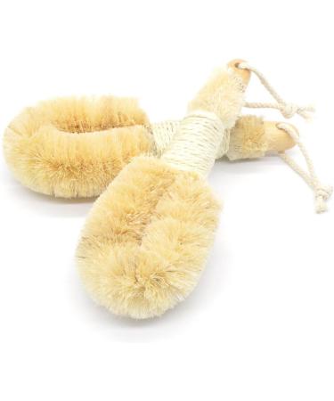 SINGOVE Sisal Brush - Natural Lymphatic Bristle Fibers for Body Smoothing and Exfoliation - Improve Blood Circulation - Spa-Quality Dry Skin Brush for Men and Women - Buy Online on GoSupps.com