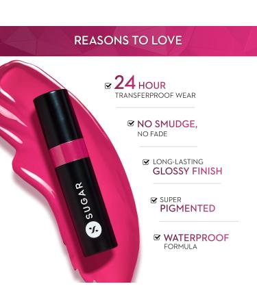 Love Earth Cosmetics Partner In Shine Transferproof Glossy Lipstick Lasts up to 24 hours Transferable & stain resistant 3ml 06 Rouge Rueda - Buy Online on GoSupps.com