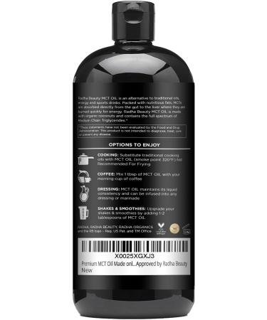 Premium Non-GMO Coconut MCT Oil - 31.6oz | Keto, Paleo, Gluten-Free, Vegan | 32 Fl Oz - Buy Online on GoSupps.com