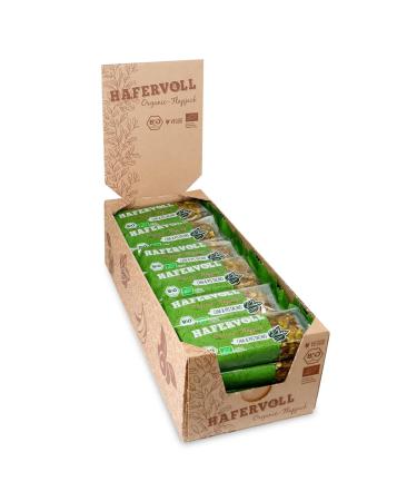 Hazardous organic flapjack chia & pistachio 18 x 60 g of cereal bar - organic certified with honey without adding sugar oats baked in the oven organic chia & pistachio - Buy Online on GoSupps.com