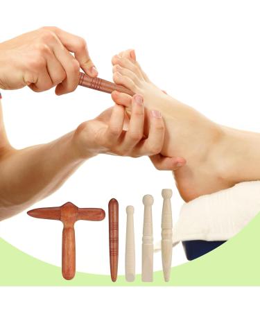 Yimomoyi Massage Wood Acupressure Pen | Trigger Point Massager for Pain Relief & Relaxation - Perfect for Shoulder Back & Leg Therapy - Buy Online on GoSupps.com