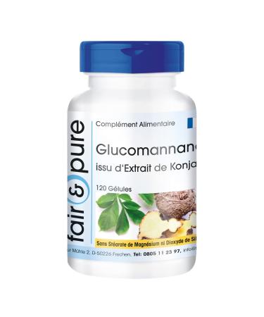 Fair & Pure - Glucomannan 500 mg Konjac Root Extract - 120 Capsules