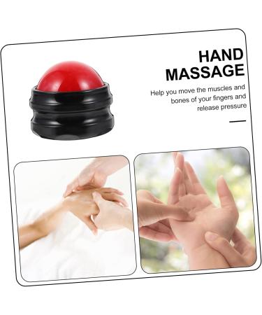Homsfou 1stk Red Massage Globe - Handheld Fitness & Yoga Ball Self-Massage Device 6.5x6.1cm - Perfect Gym Accessory for Exercise & Relaxation - Buy Online on GoSupps.com