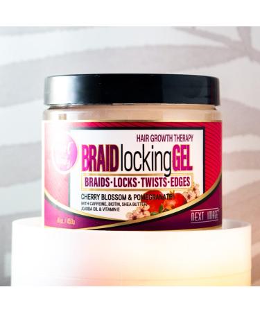 NEXT IMAGE Braid Locking Gel - Cherry Blossom & Pomegranate 16 oz | International Shipping Available - Buy Online on GoSupps.com