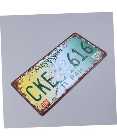 ABOOFAN Emblems Family Wall Decor The Office Decor Friend Iron Painting The Sign Vintage License Plate - Buy Online on GoSupps.com