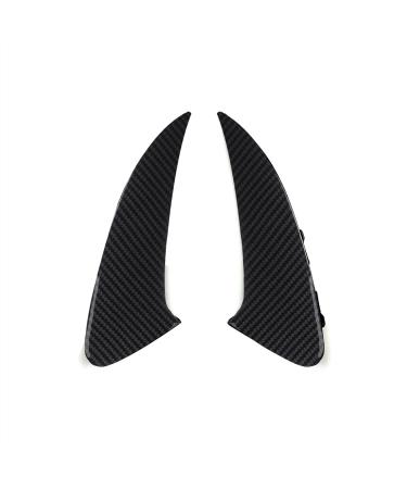 QIANYIBAISHUNBAIHUO For Mercedes For Benz CLA Class Sport C118 CLA200 CLA220 CLA250 CLA45 AMG 2Pcs Car Rear Bumper Side Splitter Spoiler Wing Canard Car Rear Spoiler Tail Wing Color Carbon Fiber look