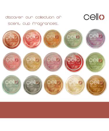 Cello Cinnamon Spice Scent Cup x3 - High Fragrance Tea Lights for Tealight Holders | Divine Scented Candle Melt Cups - Stunning Gifts for Women - Buy Online on GoSupps.com