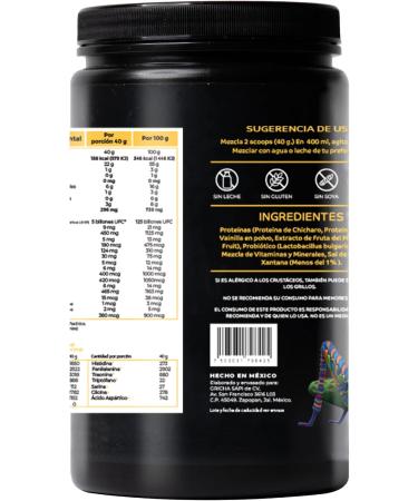 GRICHA Protein Powder - Cricket & Plant Based Vanilla (28.22 oz) | 50% Daily Probiotics B12 D Zinc & Iron - Best for Gut Health - Buy Online on GoSupps.com