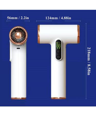 WTTTTW Wireless Hair with Hot/Cold Air Cordless Hair Dryers w/Digital Display 15000mAh USB Rechargeable Handheld Blow Dryer Portable Travel Hairdryer - Buy Online on GoSupps.com