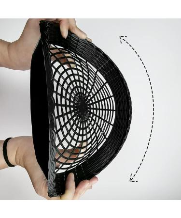 EBIGIC Paper Plate Holders - Reusable Black Plastic 10 Inch, 8 Pack - Buy Online on GoSupps.com