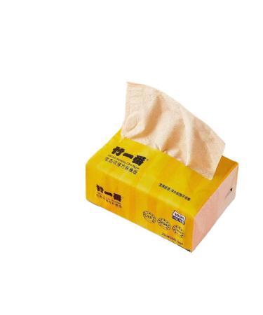 Bamboo Pulp 4-Layer Soluble Tissue Soft Tissue Paper Toilet Paper Napkin Natural color 29*21*10cm