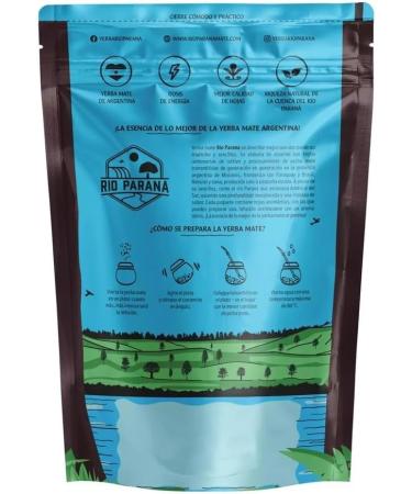 Rio Parana Despalada sin Palo 0.5kg | Yerba mate traditionnelle sans additifs | Yerba mate sans brindilles ni poussi re | Yerba mate s ch e la fum e| Yerba mate argentine | 500g - Buy Online on GoSupps.com