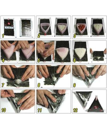 50 Sheets Myungga Onigiri Nori Sushi Rice Ball Triangle Seaweed Wrappers - Refill Pack - Buy Online on GoSupps.com