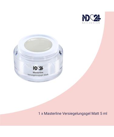 Masterline Finish Gel Sealant | UV/LED | Silk Matt - Studio Quality - 5ml - Made in Germany - International Shipping - Buy Online on GoSupps.com